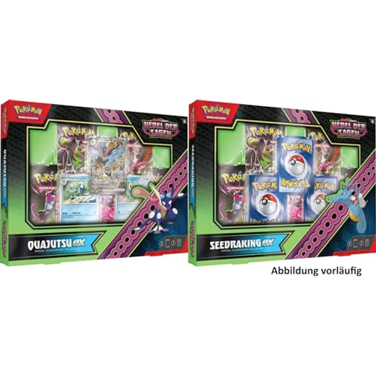 AMIGO Spiel + Freizeit GmbH POKÉMON 45924 PKM Pokémon Spezial-Illustrations-Kollektion Karmesin & Purpur Boosterpacks mit seltenen Promokarten