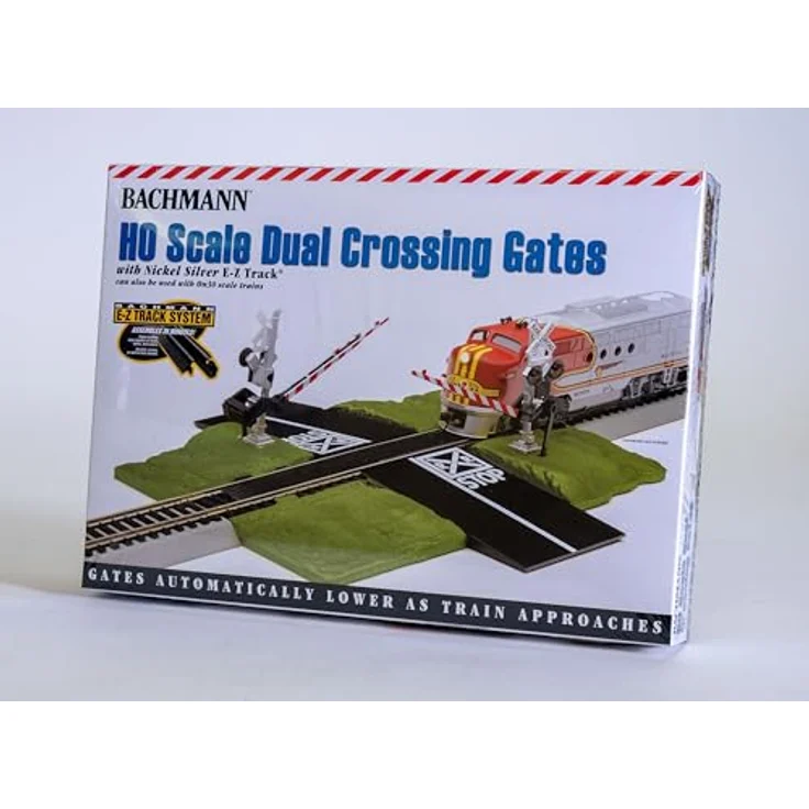 Bachmann Züge Snap – Passform E – Z Track Crossing Gate â € Ho Maßstab - Authentisches Crossing Gate für Bachmann E-Z Track, Farbenfrohes Design, Einfache Installation – Bild 1