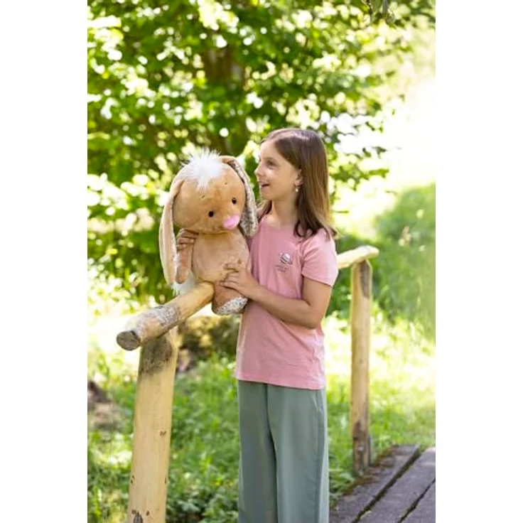 NICI Kuscheltier Hase 50cm beige - Stofftier aus weichem Plüsch, niedliches Plüschtier zum Kuscheln und Spielen, für Kinder & Erwachsene, tolle Geschenkidee – Bild 2