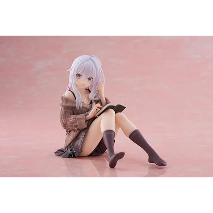 Taito Wandering Witch: The Journey of Elaina PVC Statue, Elaina Casual Clothes Ver., 13 cm, mit Standfuß, offizielles Lizenzprodukt – Bild 2