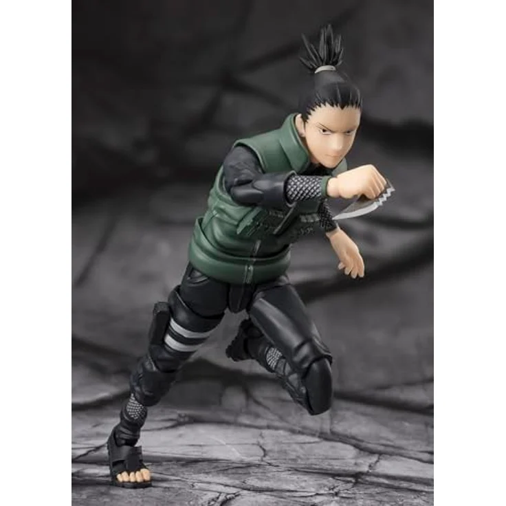 TAMASHII NATIONS Naruto Shippuden S.H. Figuarts Actionfigur Shikamaru Nara, 15 cm, mit Zubehör und austauschbaren Teilen – Bild 5