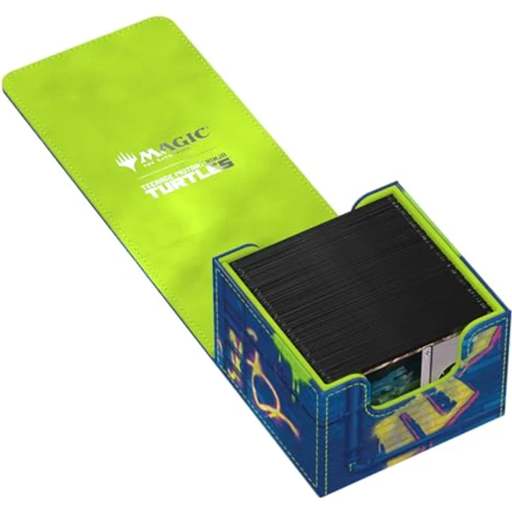 Ultimate Guard Sidewinder 133+ Xenoskin Deckbox für Magic: The Gathering, Teenage Mutant Ninja Turtles Design, blau, für 133 Karten – Bild 8