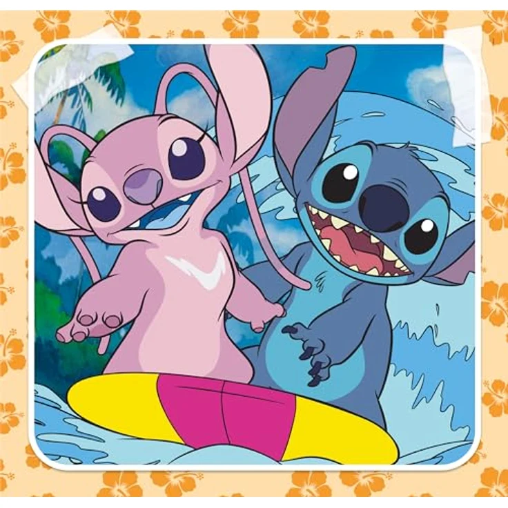 Clementoni Stitch Puzzle 3 x 48 Teile, Disney, buntes Kinderpuzzle mit Leuchtkraft und Farbintensität, 32 x 22 cm, für Kinder ab 5 Jahren – Bild 4