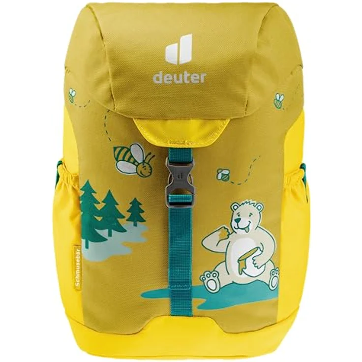 Deuter Schmusebär Kinderrucksack 33 cm, gelb, Polyester, 21 cm x 15 cm – Bild 2