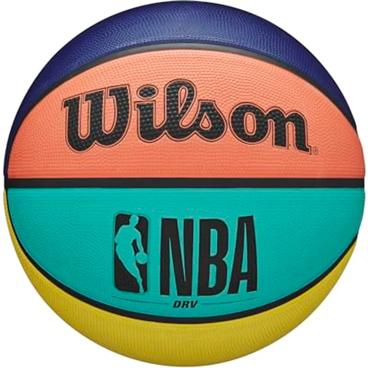 Wilson NBA DRV Outdoor-Basketball aus Gummi, abwechselnd hell, Größe 17,8 - 74,9 cm – Bild 1