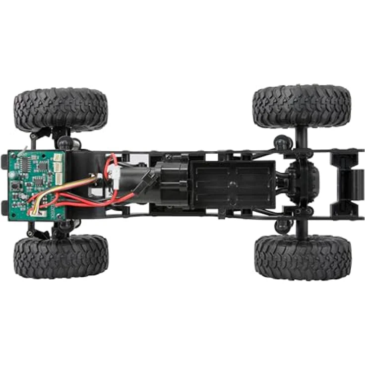 Amewi RC Crawler Mini-D90 AMXRock, 4WD 1:16 RTR, ferngesteuertes Auto, schwarz – Bild 9