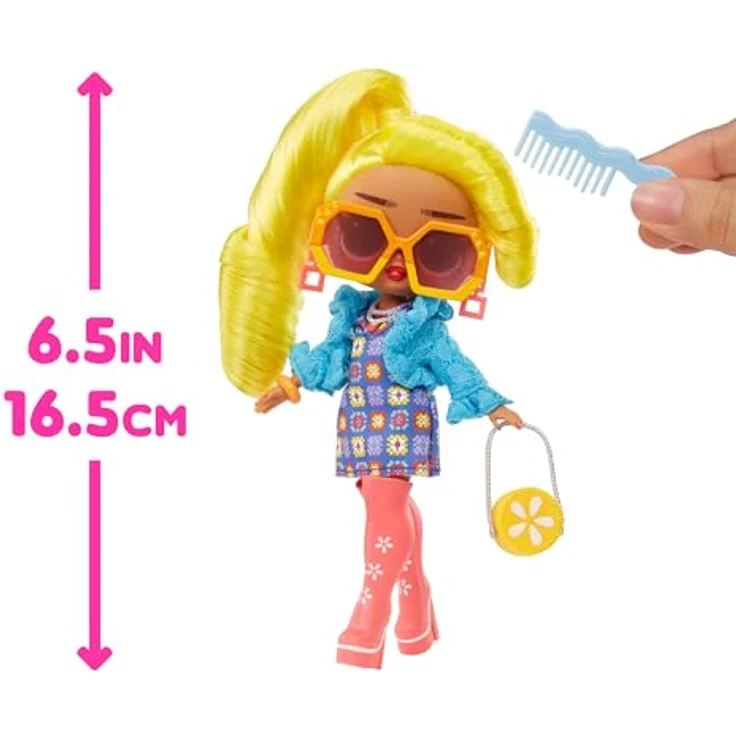 L.O.L. SURPRISE! Anziehpuppe L.O.L. Surprise Tweens Core Doll - Hana Groove, bewegliche Modepuppe mit 15 Überraschungen, ca. 17 cm groß – Bild 3