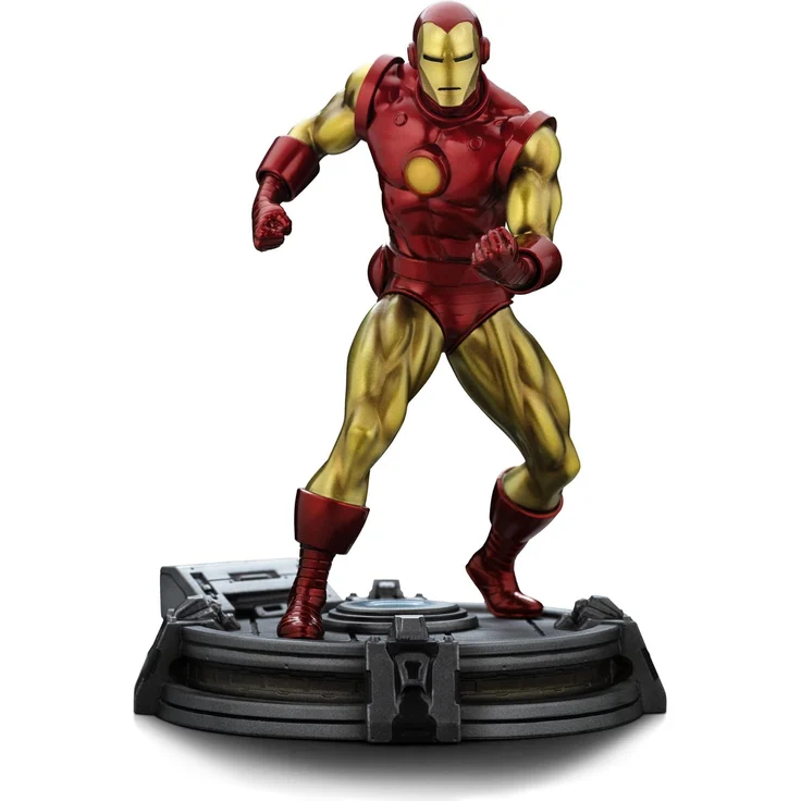 Iron Studios Marvel Art Scale Statue 1/10 Iron Man (CCXP Exclusive 2025), detailreiche Sammelfigur, 20 cm hoch mit passender Base