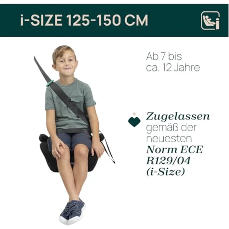 Chicco Quasar I-Size, Kindersitzerhöhung für Kinder von 125 bis 150 cm, weich gepolsterte Armlehnen – Bild 2