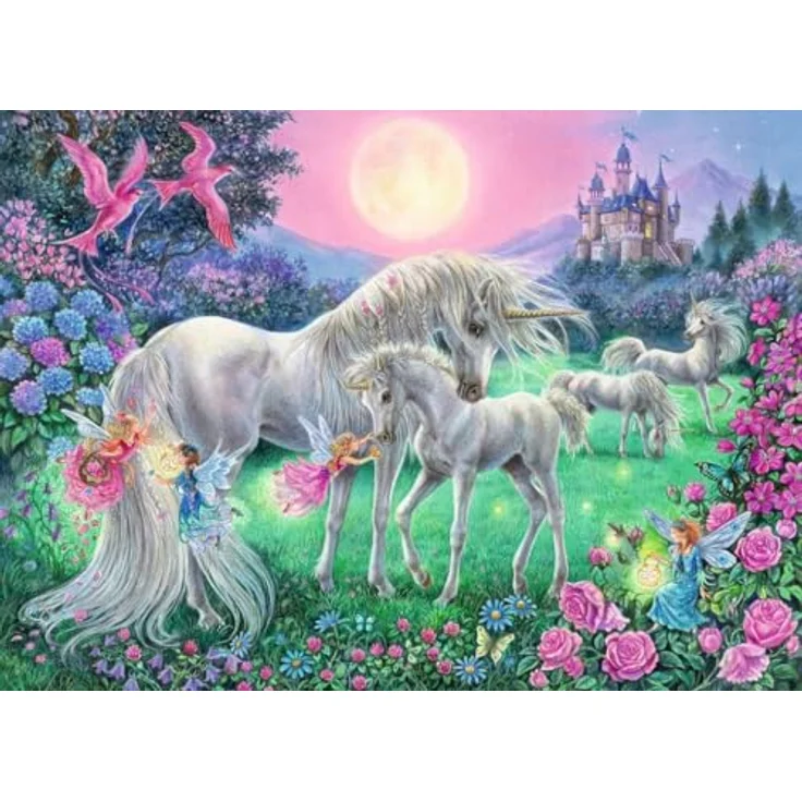 Ravensburger Kinderpuzzle 05654 - Magische Einhörner, 4x 100 Teile Puzzle, geeignet für Kinder ab 5 Jahren – Bild 4
