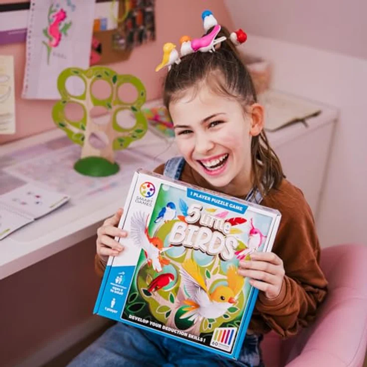 SmartGames 5 Little Birds, Puzzle Game mit 60 Herausforderungen, für Kinder ab 5 Jahren, Kunststoff – Bild 5