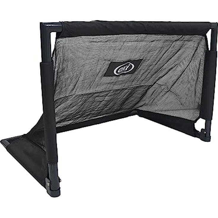 AXI Lionel Fußballtor klappbar 90 x 60 cm in Anthrazit für den Garten | Fussball Tornetz aus Metall mit Bodenverankerung | Fußball Tor für Kinder & Erwachsene – Bild 2