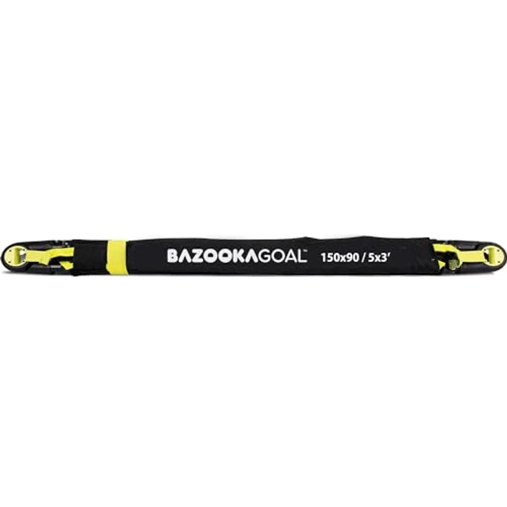BazookaGoal Mini-Fußballtor | Black Edition | Kompakt & stabil | Klappbar | Federspulsystem | Freistehend | inkl. Netz – Bild 2