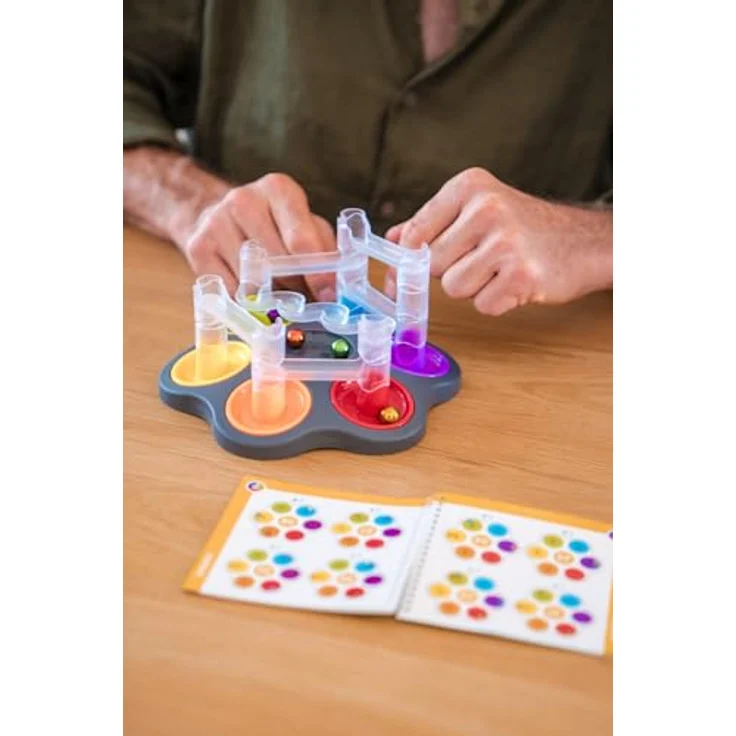 Smart Games Dropzone, Brettspiel zur Konstruktion von Kugelbahnen für kreatives Denken und räumliche Vorstellungskraft – Bild 9