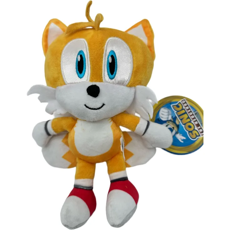 Play by Play Kuscheltier Sonic The Hedgehog gelb SEGA Sonic Plüschtier 22cm Sonic Kuscheltier, Super weicher Plüsch Stofftier für Kinder