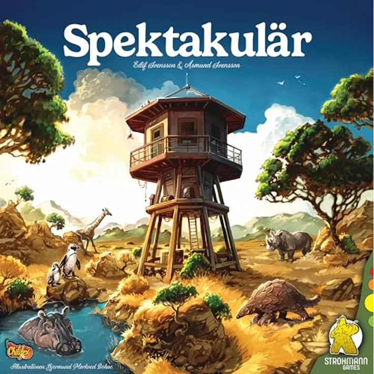 Strohmann Games Spektakulär, Kennerspiel für 1-6 Spieler, strategisches Naturpark-Management, Deutsch
