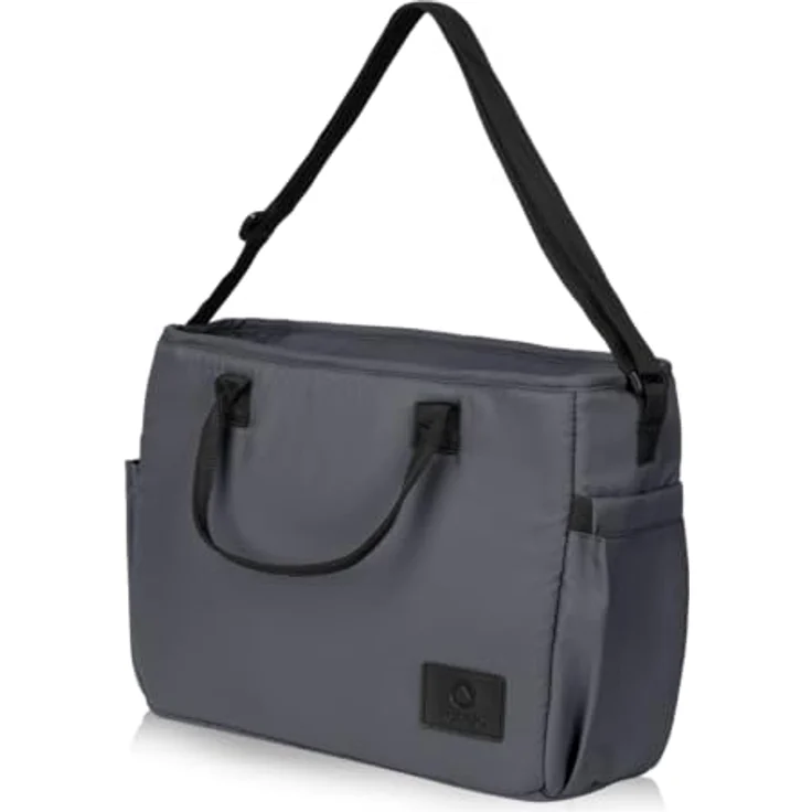 Lionelo LAYLA 2 in 1 Kombikinderwagen, für 0-48 Monate bis 22 kg, mit verstellbarer Rückenlehne, Luftzirkulation, 360° schwenkbaren PU-Rädern und vollständiger Federung, AiryDots, wasserdichtes XXL-Verdeck – Bild 4