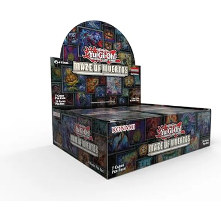 Konami Yu-Gi-Oh! Maze of Muertos Booster Display, 24 Booster Packs in englischer Sprache für Sammelkarten – Bild 1