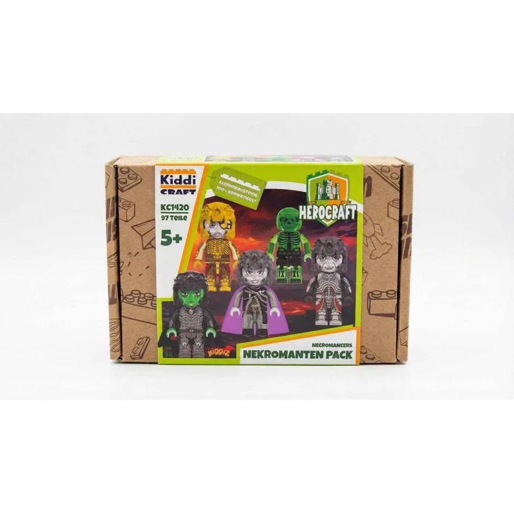 Wisam Kiddicraft KC1420 Kiddiz Figuren-Pack: Nekromanten, 5 detailreiche Minifiguren, 97 Teile, ab 5 Jahren