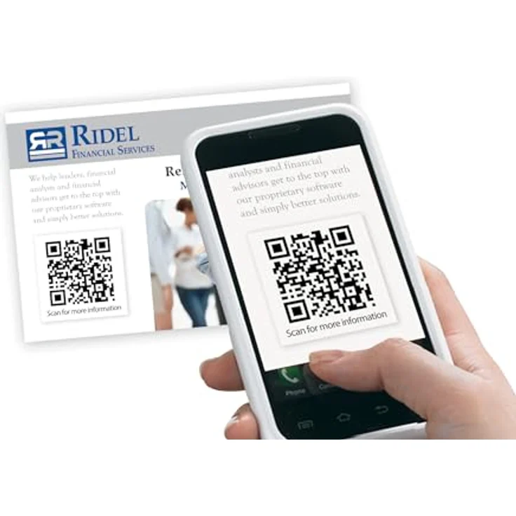 AVERY Zweckform L7121-25 Quadratische Etiketten (500 Klebeetiketten, 45x45mm auf A4, QR Code Aufkleber zum Bedrucken, selbstklebend, permanent haftende QR Code Etiketten) 25 Blatt, weiß – Bild 4