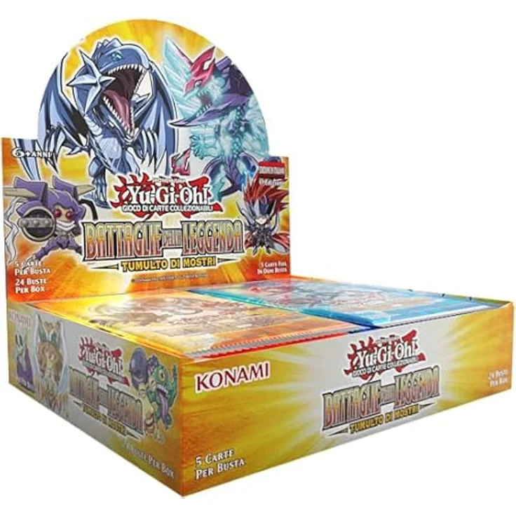 YU-GI-OH! Battles of Legend: Monster Mayhem Display (24) mit 1 Geheime Selten, 1 Ultra Rare Dragon Girl, P.U.N.K. oder Orcust-Themenkarte, 3 weitere Ultra Rares – Bild 5