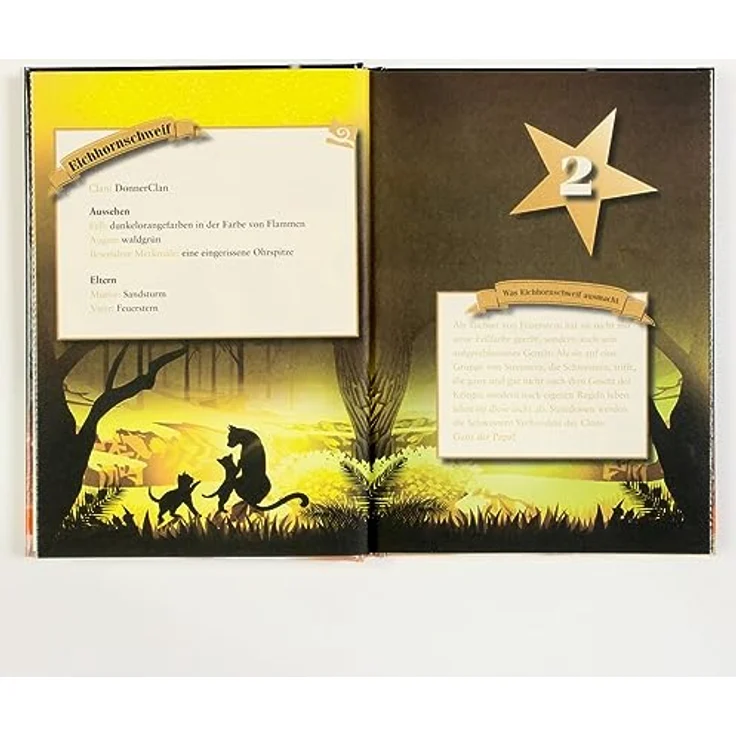 Beltz & Gelberg Warrior Cats Adventskalenderbuch, interaktives Buch mit unveröffentlichten Manga und Spielen – Bild 6