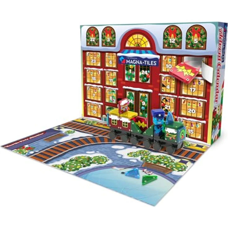 Magna-Tiles Advent Calendar mit microMAGS (90363) – Kreatives Spielzeug zur Förderung von STEM-Fähigkeiten, 24 magnetische Bausteine – Bild 5