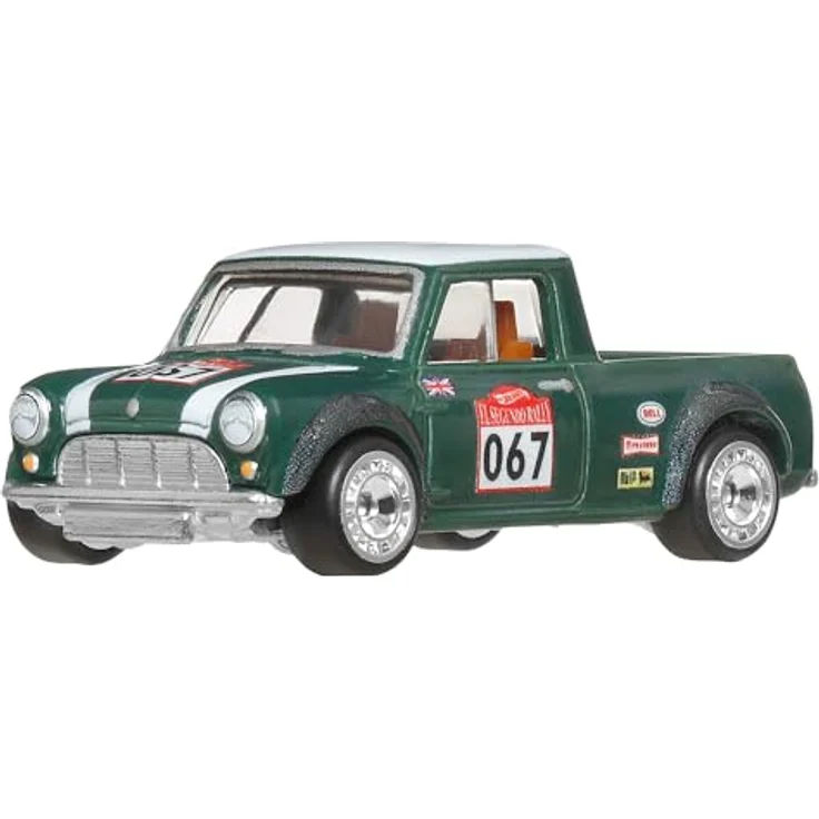 Hot Wheels Morris Mini + Austin Mini Pickup 1967, Premium 1:64 Die-Cast Spielzeugautos im 2er Set – Bild 4