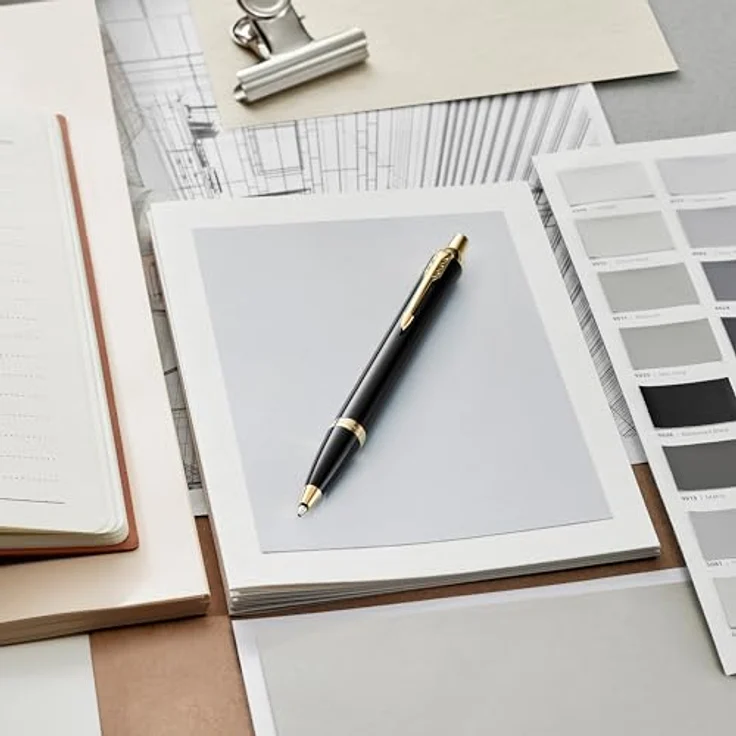 Parker Pen IM Core Laque, Schreibstift mit Edelstahlfeder, schwarz – Bild 8