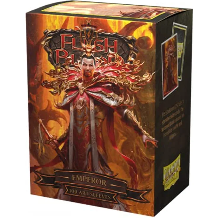 Dragon Shield Flesh & Blood Art Sleeves, 100er Pack, Matte Premium TCG Sleeves für Pokémon, One Piece & Magic: The Gathering - Emperor Design