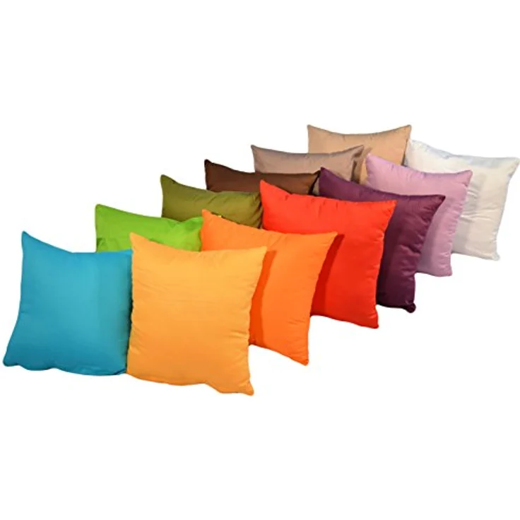 Kinzler B-10002/06 hochwertige Baumwoll-Satin Bettwäsche Uni, modern, 80x80 + 155x220 cm, gelb – Bild 5