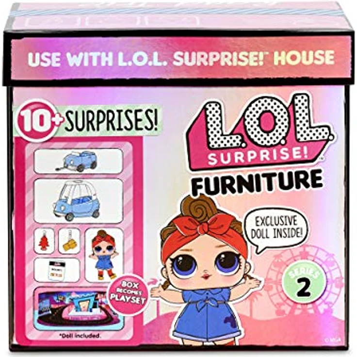L.O.L. Surprise! 564928E7C Furniture - Puppenmöbel und Sammelfigur mit Zubehör Road-Trip mit Can Do Baby, 10 Überraschungen - Preisvergleich – Bild 3
