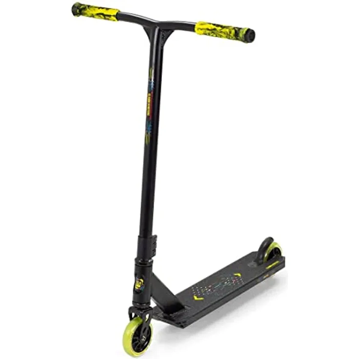 Slamm Classic V9 Tretroller, Schwarz/Gelb (Mehrfarbig), Einheitsgröße