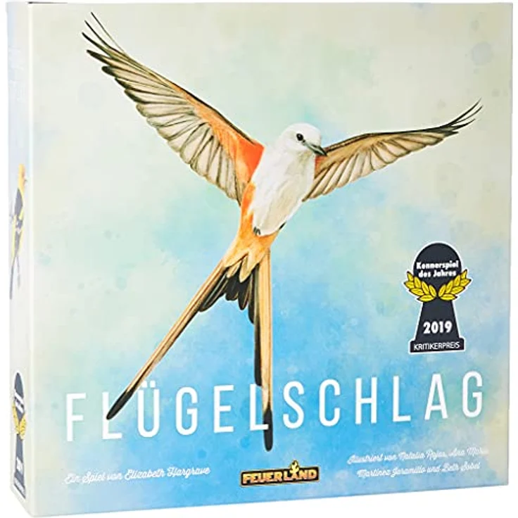 Feuerland Spiele 63558, FLÜGELSCHLAG Brettspiel, Kennerspiel des Jahres 2019, 1 bis 5 Spieler – Bild 1
