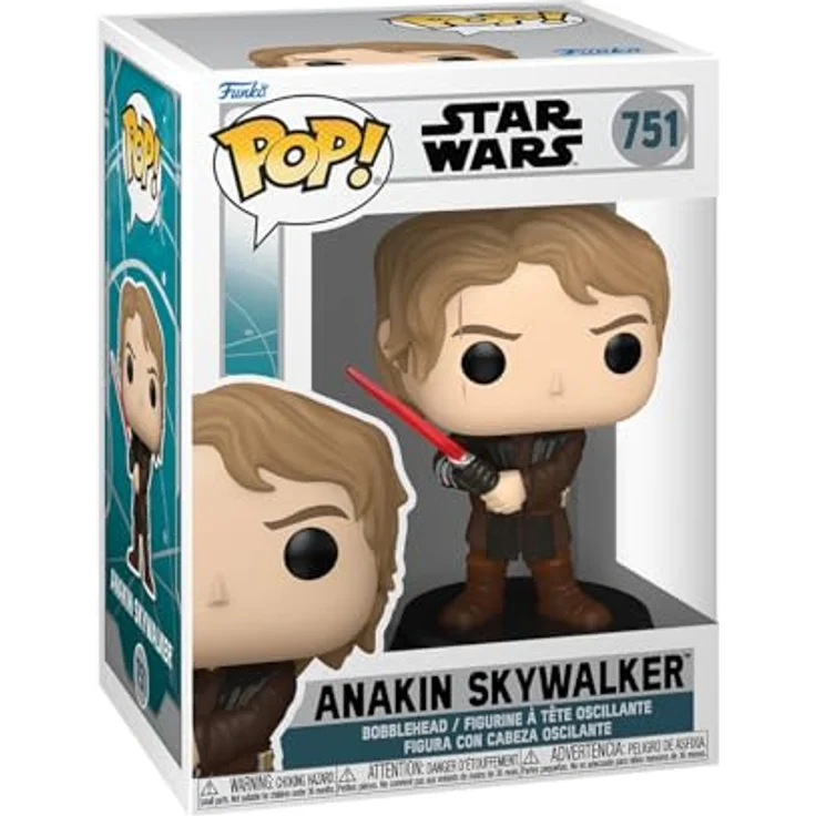 Funko Pop Star Wars: Ahsoka - Anakin Skywalker, Vinylfigur 9 cm in Fensterbox – Bild 1