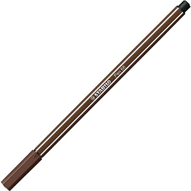 Premium-Filzstift - STABILO Pen 68 - Einzelstift - braun – Bild 1