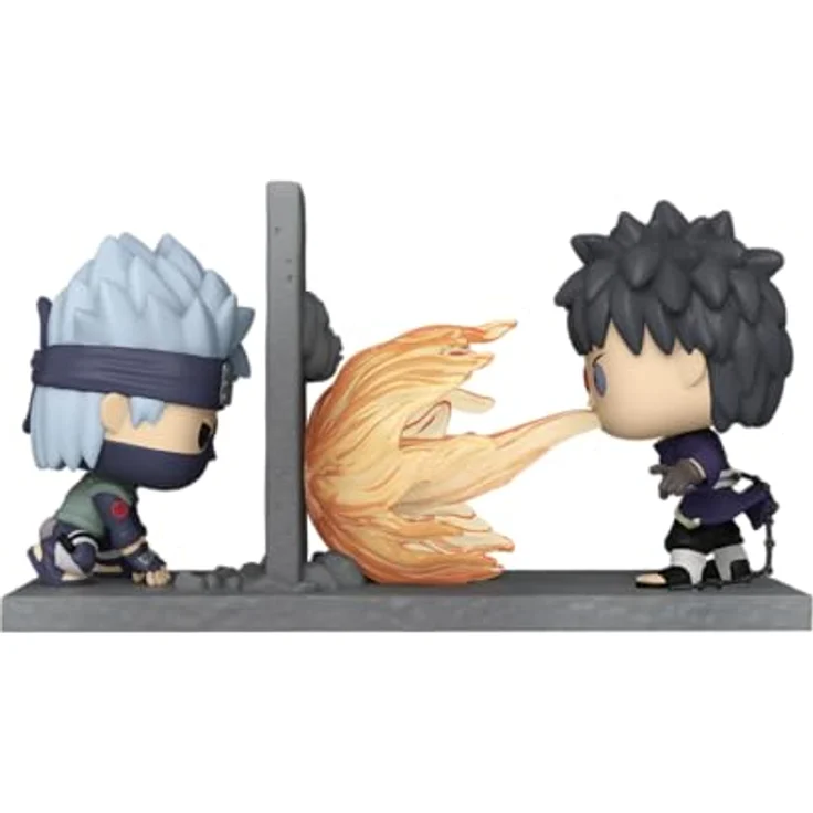 Funko Pop! Moment: Naruto - Kakashi Hatake Vs Obito - Vinyl-Sammelfigur - Geschenkidee für Naruto Shippuden Fans - 9,5 cm - Offizielle Handelswaren - Spielzeug Für Kinder und Erwachsene - Anime Fans – Bild 2