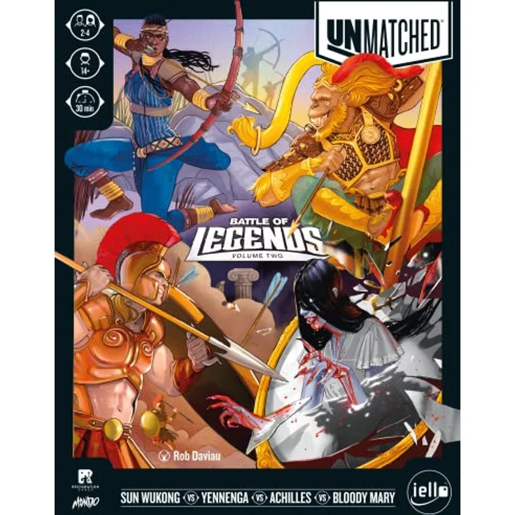 Iello Unmatched: Battle of Legends Vol 2 (english) Brettspiel, Hochwertiges Material, Ideale Qualität – Bild 1