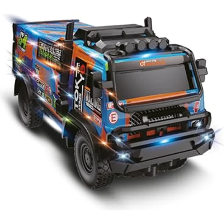 DF-Models Mountain Truck Rally Van 1:18 RTR, Renn-Lkw, 1:18, 6 Jahr(e), 300 mAh, 250 g, blau – Bild 1