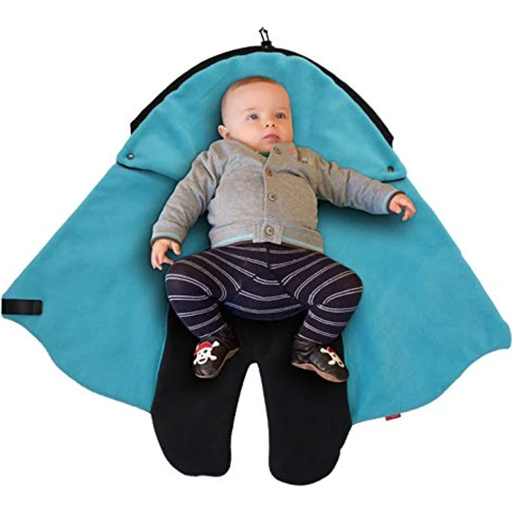 ByBoom Baby Winter-Einschlagdecke"Das Original mit dem Bären", Universal für Babyschale, Autositz, z. B. für Maxi-Cosi, Römer, für Kinderwagen, Buggy oder Babybett – Bild 7