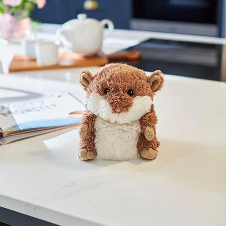 Greenlife Value Warmies Wärmekissen Kuschelweiches Mikrowellen-Plüschtier mit Lavendelduft Hamster, Heizbar und kühlbar – Bild 4
