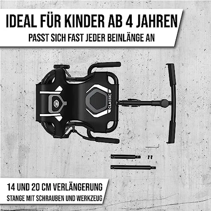 Ezyroller Kinderfahrzeug Dreirad Classic X Trike Kinder Sitz Scooter Ezy Roller (schwarz) – Bild 3