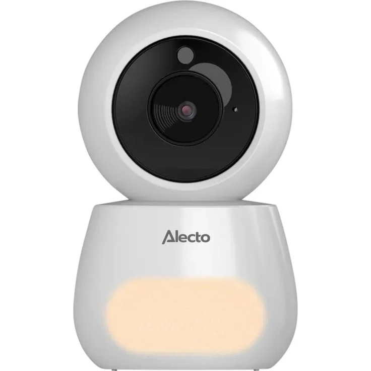 Alecto DVM2043C, Erweiterungskamera für Babyphone mit Gegensprechsystem, Nachtlicht und bis zu 30 m Reichweite, weiß