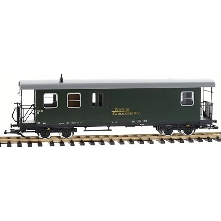 LGB 36380G Gepäckwagen der SOEG, Modelleisenbahn-Wagen mit originaltreuer Farbgebung, 57,5 cm Länge – Bild 2