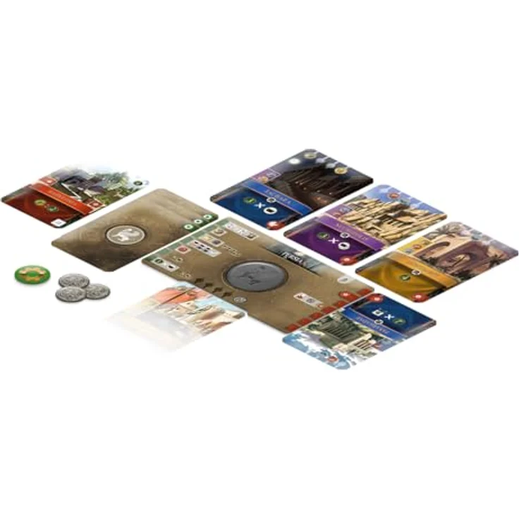 HUCH! Rising Cultures, Strategiespiel für 2 Personen, Historisches Strategiespiel mit asymmetrischem Gameplay und Multi-Use-Karten, für Spieler ab 14 Jahren – Bild 3