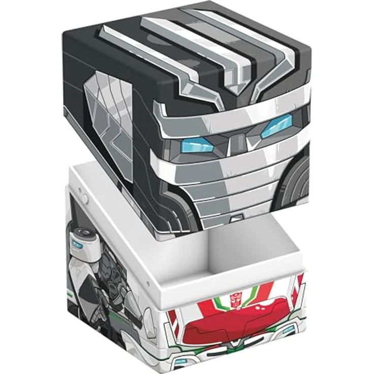 Squaroes Squaroe Transformers TR003 Wheeljack, Deckbox für bis zu 100 doppelt gesleevte Karten, nachhaltig hergestellt mit attraktivem Design – Bild 6