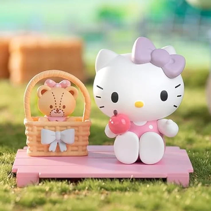 Hello Kitty - Blind Box Serie Süßes Herz, Sammelfigur mit 9 Designs, transparente Mini-Box 7 x 7 cm, Unboxing Überraschung, Giochi Preziosi – Bild 2