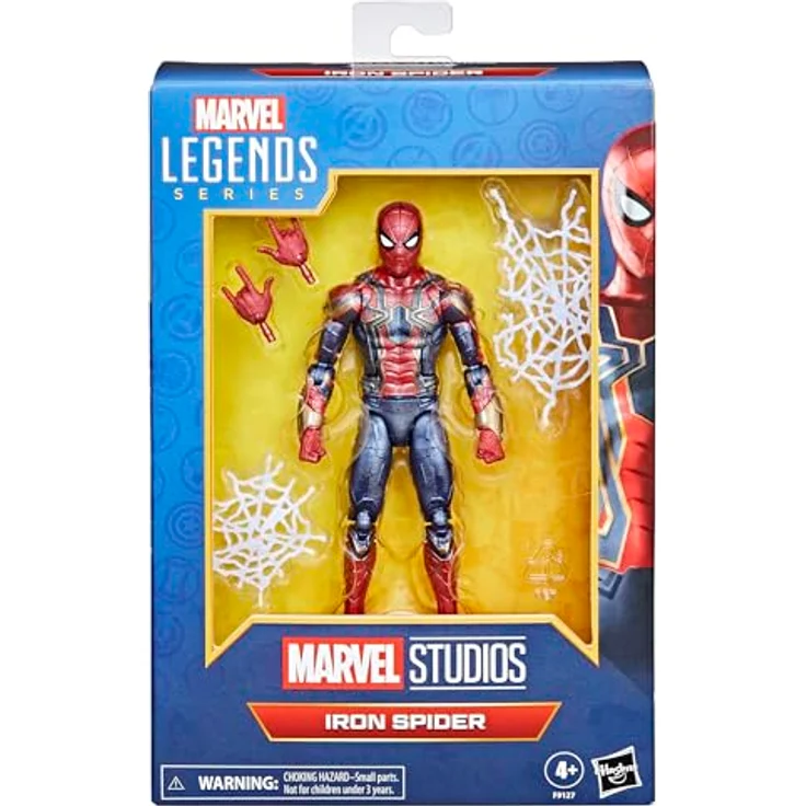 Marvel Legends Series Iron Spider Action-Figur, 15 cm, mit 20 Bewegungspunkten und 4 Netzeffekten – Bild 2