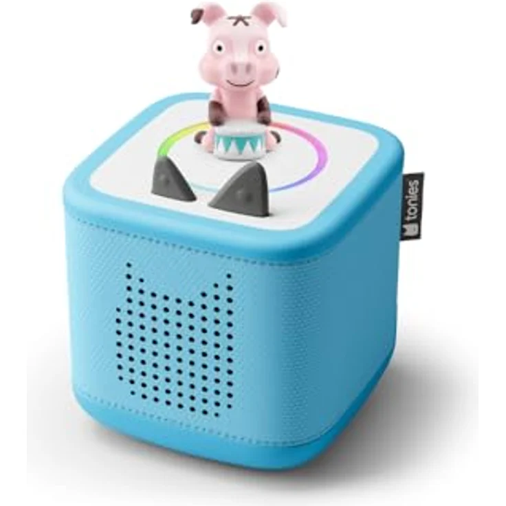 tonies Toniebox 2 Himmelblau Bundle, Audioplayer für Hörbücher und Kinderlieder, inkl. 1 Lieblings-Kinderlieder Tonie, für selbstständiges Spielen und gesunden Schlaf – Bild 1
