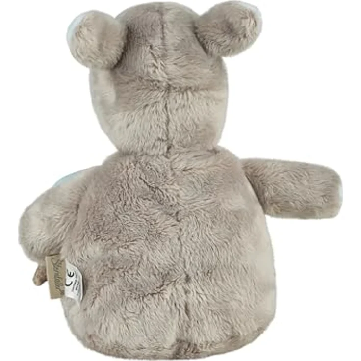 Sterntaler Kuscheltier M Noah, weiches Stofftier mit Polyesterwatte und Granulat, EIS in der Hand, 17 × 14 × 14 cm – grau – Bild 2